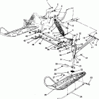 0942061 WIDE TRAK GT Front suspension and ski widetrak gt 0942061