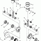 0941660 440 XCR SP Piston and crankshaft 440 xcr sp 0941660