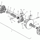 0941660 440 XCR SP Drive clutch assembly 440 xcr sp 0941660