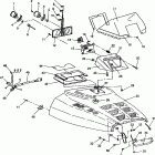0941667 600 XCR Hood assembly 600 xcr 0941667