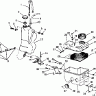 0942865 CLASSIC Oil tank / air box assembly classic touring 0942875