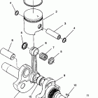 0943431 LITE DELUXE Piston and crankshaft starlite 0943427