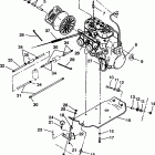 E942574 EURO 500 EFI SKS Engine mounting 500 efi 0942774 and  efi sks 0942574