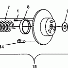E930864 EURO CLASSIC Driven clutch classic e942865 and  classic touring e9428...