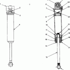 E940667 EURO XLT SP Fox shock, gas