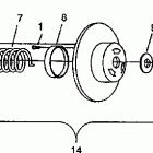 E940667 EURO XLT SP Driven clutch assembly xlt e940767,  xlt sp e940667 &  x...