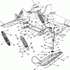 0940667 XLT SP Front suspension and ski xlt 0940767, xlt sp 0940667 & x...