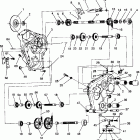 0942064 WIDE TRAK LX Gearcase assembly widetrak lx 0942064