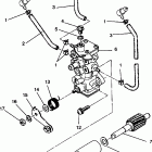 0941667 600 XCR Oil pump assembly 600 xcr 0941667
