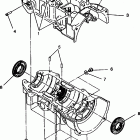 E942560 EURU 440 SKS Crankcase assembly 440 e942760 and 440 sks e942560