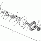 0940582 STORM SKS Driven clutch assembly storm 0940782 and storm sks 09405...