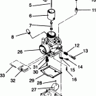 0943427 STARLITE Carburetor assembly lite 0943433 and  lite deluxe 094343...