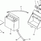 0940768 RXL Battery box assembly rxl 0940768