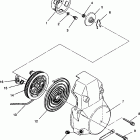 0942774 500 EFI Recoil starter assembly 500 efi 0942774 and efi sks 0942...