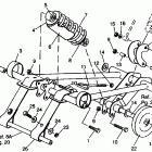 0941667 600 XCR Front torque arm assembly 600 xcr 0941667