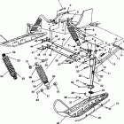E940667 EURO XLT SP Front suspension and ski xlt e940767,  xlt sp e940667 & ...
