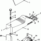 0940443 SPORT Seat and gas tank assembly sport 0940443 and sport sks 0...