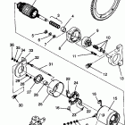 0943431 LITE DELUXE Starting motor assembly lite deluxe 0943431