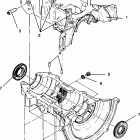0940443 SPORT Crankcase assembly sport 0940443 and sport sks 0940243