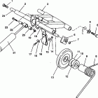 E942574 EURO 500 EFI SKS Rear torque arm assembly 500 efi 0942774 and  efi sks 09...