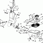 0942774 500 EFI Oil tank  /  air box assembly 500 efi 0942774 and efi sk...