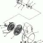 E942560 EURU 440 SKS Recoil starter assembly 440 e942760 and 440 sks e942560
