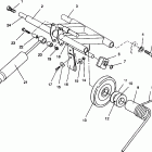 0942774 500 EFI Rear torque arm 500 efi 0942774 and efi sks 0942574