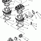 0942061 WIDE TRAK GT Cylinder assembly widetrak gt 0942061