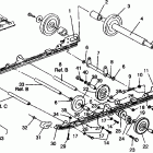 0942774 500 EFI Suspension assembly 500 efi 0942774