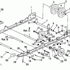 0941760 440 XCR Suspension assembly 440 xcr 0941760