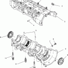 0946767 XLT SP XTRA Crankcase assembly xlt special (xtra) 0946767