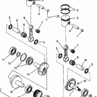 0942865 CLASSIC Piston and crankshaft classic 0942865 and  classic touri...