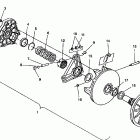 E942574 EURO 500 EFI SKS Drive clutch assembly 500 efi 0942774 and  efi sks 09425...