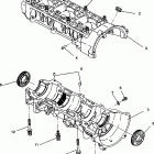 0941667 600 XCR Crankcase assembly 600 xcr 0941667