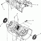 0942064 WIDE TRAK LX Crankcase assembly widetrak lx 0942064