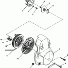 E942574 EURO 500 EFI SKS Recoil starter assembly 500 efi 0942774 and  efi sks 094...