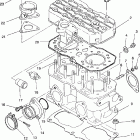 440 XCR - 0931760 Cylinder assembly 440 xcr  /  0931760