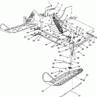 0930768 RXL Front suspension and ski rxl  /  0930768 and rxl sks  / ...