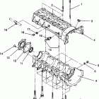 0930768 RXL Crankcase assembly rxl  /  0930768 and rxl sks  /  09305...