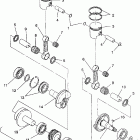 500 EFI SKS - 0930574 Piston and crankshaft 500 efi / 0930674 and  500 efi sks...