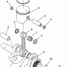 0933133 LITE GT Piston and crankshaft starlite gt  /  0933127
