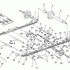 500 EFI SKS - 0930574 Suspension assembly 500 efi sks / 0930574