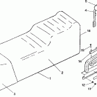 EURO 440 - E930760 Seat assembly european efi sks,440 sks, xlt, xlt sks