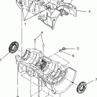 500 EFI SKS - 0930574 Crankcase assembly 500 efi / 0930674 and  500 efi sks / ...