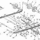 Widetrak GT - X932061 Suspension assembly widetrak gt  /  x932061