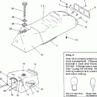 440 XCR - 0931760 Seat and gas tank assembly 440 xcr  /  0931760