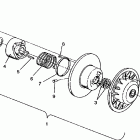 0930768 RXL Driven clutch assembly rxl / 0930768 and rxl sks / 09305...