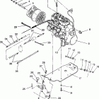 500 EFI SKS - 0930574 Engine mounting 500 efi  /  0930674 and  500 efi sks  / ...