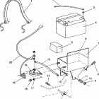 0930864 CLASSIC Battery box assembly classic touring  /  0930865