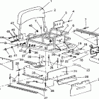 Widetrak GT - X932061 Rack and tunnel extension assembly widetrak gt  /  x9320...